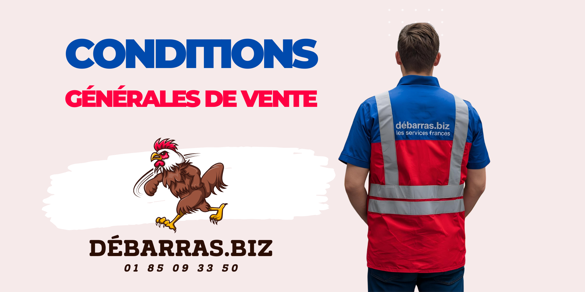 Nos Conditions Générales de Vente" (CGV) de notre service de débarras définissent les règles de la relation commerciale entre un professionnel et son client.