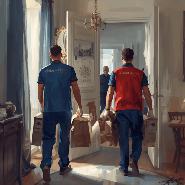 Le déroulement d'un débarras maison !
